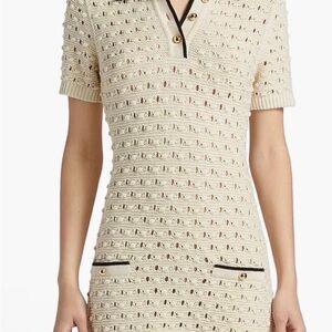 Frame The Bauble Crochet Cotton Minidress NWT